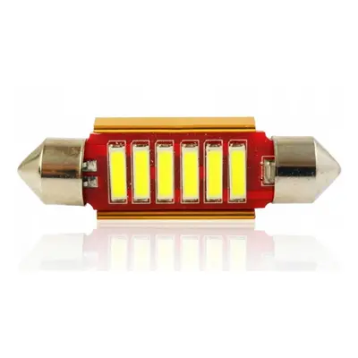 Auto LED žárovka C5W 6 SMD 7014 CAN BUS 31 mm