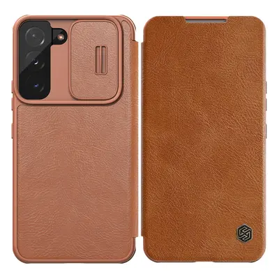 Nillkin Qin Leather Pro pouzdro pro Samsung Galaxy S22+ (S22 Plus) kryt fotoaparátu pouzdro flip