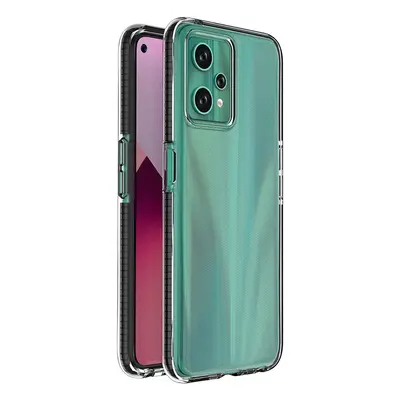 Spring Case Silikonové pouzdro Realme 9 Pro s rámečkem černé