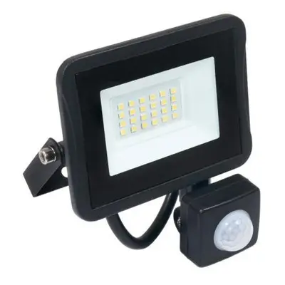 LED reflektor IVO 20W PIR-senzor pohybu, 1700lm,CCD, TEPLÁ