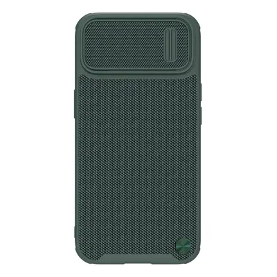 Nillkin Textured S Case iPhone 14 Pro Max pancéřované pouzdro s krytem fotoaparátu tmavě zelené