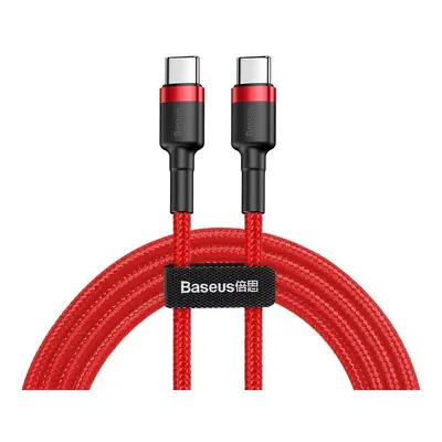 Kabel USB-C na USB-C PD Baseus Cafule PD 2.0 QC 3.0 60W 2m (červený)