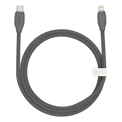 Kabel USB-C na Lightning Baseus Jelly, 20 W, 1,2 m (černý)