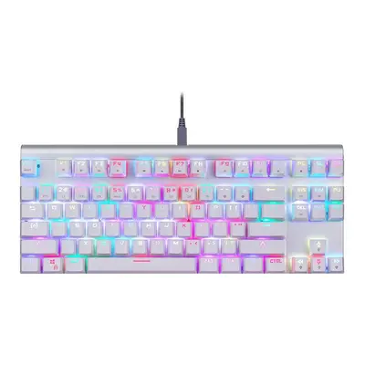 Mechanická klávesnice Motospeed CK101 RGB (bílá)