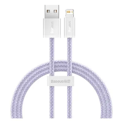 Kabel USB-Lightning Baseus Dynamic 2, 2,4 A, 1 m (fialový)