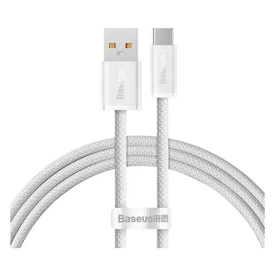 Kabel USB na USB-C Baseus řady Dynamic, 100 W, 1 m (bílý)