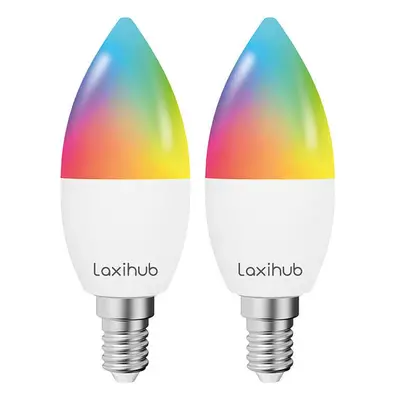 Laxihub LAE14S Wifi Bluetooth TUYA smart LED žárovka (2 ks)