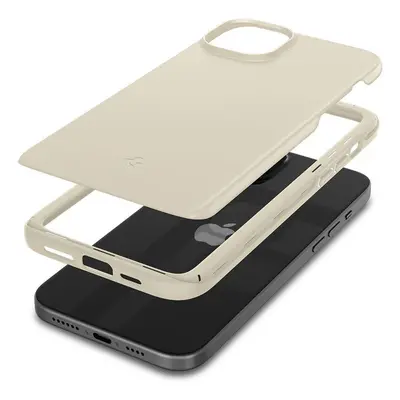 Pouzdro Spigen Thin Fit pro iPhone 15 Plus - béžové