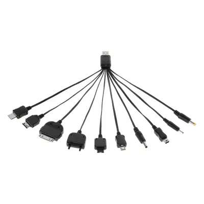 Univerzální kabel USB pro nabíjení GSM (10 typů)