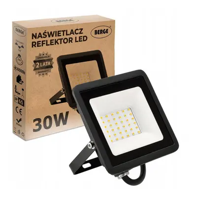 LED reflektor 30W IP65 PREMIUM - neutrální bílá