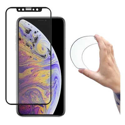 Wozinsky Full Cover Flexi Nano glass film tvrzené sklo s rámečkem iPhone 13 mini transparentní