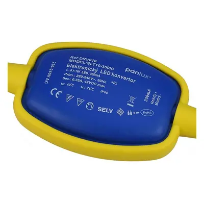 PANLUX LED DRIVER VODOTĚSNÝ 10W 350mA