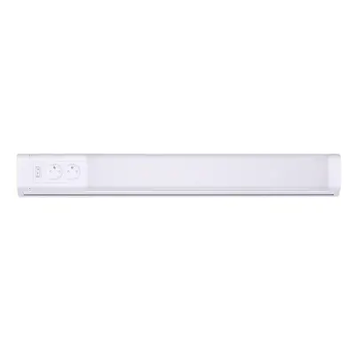 Solight LED kuchyňské svítidlo, 2x zásuvka, vypínač, 10W, 4100K, 51cm