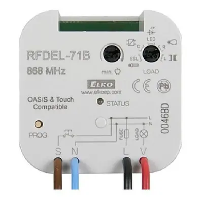 RF Stmívač ELKO pro LED a stmívatelné úsporné žárovky