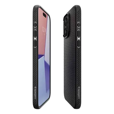 Pouzdro Spigen Liquid Air pro iPhone 15 Pro Max - matně černé