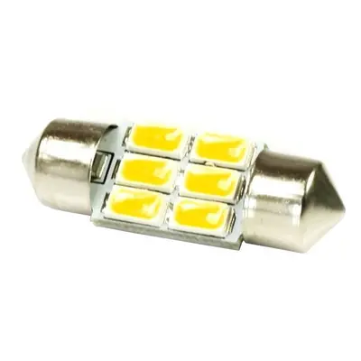 WW Auto LED žárovka C5W 6 SMD 5630 Teplá bílá 42 mm