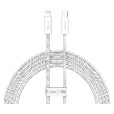 Kabel USB-C na Lightning Baseus řady Dynamic, 20W, 2 m (bílý)