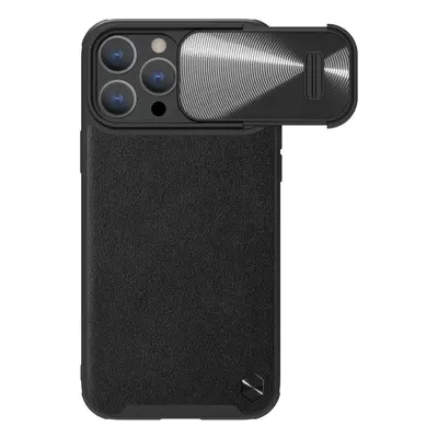 Nillkin CamShield Leather S Case Pouzdro na iPhone 14 Pro Max s krytem fotoaparátu černé