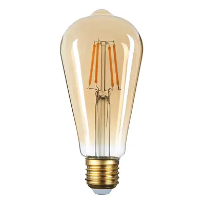 LED Žárovka E27 ST64 Golden Glass