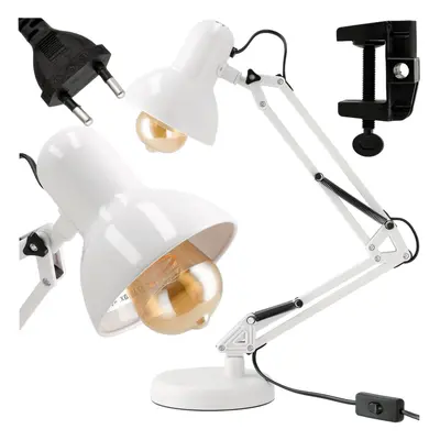 Stolní LED lampa 1xE27 bílá