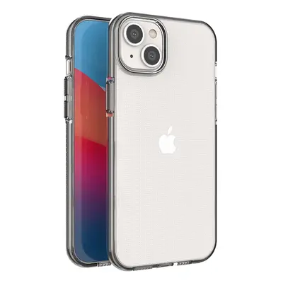 Spring Case silikonové pouzdro s rámečkem pro iPhone 14 Plus černé