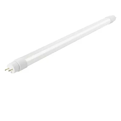 LED trubice - T8 - 60cm - 9W - PVC - jednostranné napájení - teplá bílá