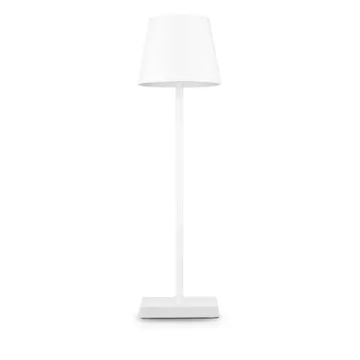 HJA18-BÍLÁ | Stolní lampa s vestavěnou baterií | Noční lampa citlivá na dotek