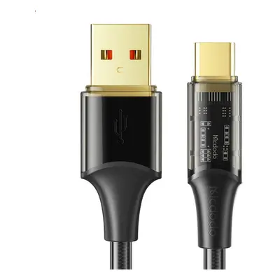 Kabel USB na USB-C, Mcdodo CA-2090, 6A, 1,2 m (černý)