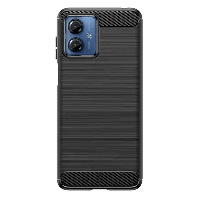 Silikonové pouzdro Carbon Case pro Motorola G14 - černé