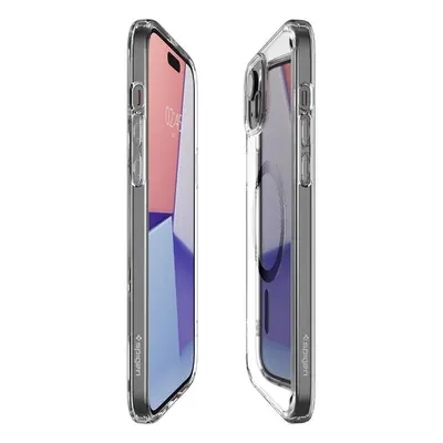 Spigen Ultra Hybrid Mag pouzdro s MagSafe pro iPhone 15 - šedé