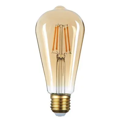 LED žárovka 8W 4xCOB Filament E27 700lm CCD TEPLÁ BÍLÁ, STMÍVATELNÁ