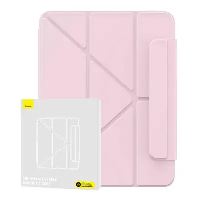 Baseus Minimalistické magnetické pouzdro pro Pad Air4/Air5 10,9″/Pad Pro 11″ (baby pink)