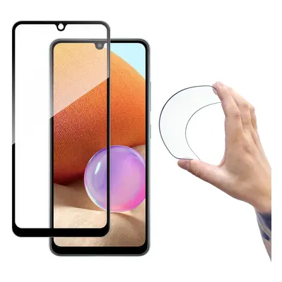 Wozinsky Full Cover Flexi Nano glass film tvrzené sklo s rámečkem Samsung Galaxy A42 5G transpar