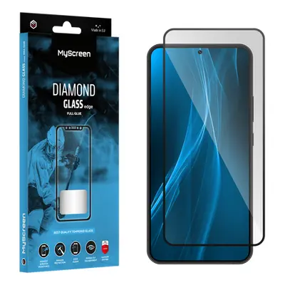 MyScreen ochranné sklo DIAMOND GLASS LITE edge FULL GLUE černé Samsung Galaxy S22/S23