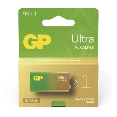 Alkalická baterie GP Ultra 9V (6LF22)