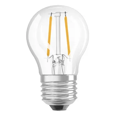 LED žárovka LED E27 P45 CL 1,5W = 15W 136lm 2700K Teplá 300° Filament OSRAM STAR