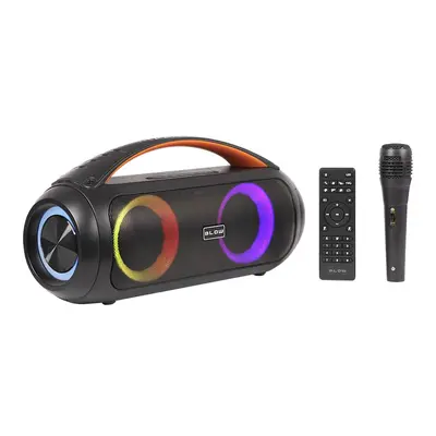 RGB Bluetooth reproduktor BLOW BOOMBOX s dálkovým ovladačem a mikrofonem 100W