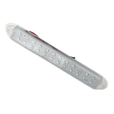 LED panel 4,8W 24x SMD2835 10-30V DC ( 2x12 ) 120st 12V / 24V IP67 TEPLÁ BÍLÁ