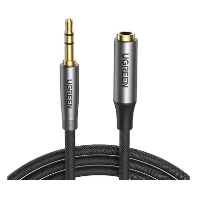 Prodlužovací audio kabel UGREEN AV190 3,5mm jack AUX, 3 m (černý)