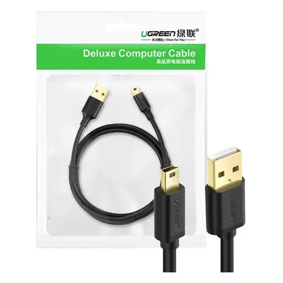 Kabel USB 2.0 UGREEN 10355B, samec, mini USB, 1m