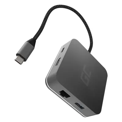 Green Cell HUB USB-C HDMI - 7 výstupy pro MacBook Pro, Dell XPS, Lenovo X1 Carbon a