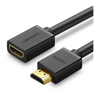 Kabel HDMI samec - HDMI samice UGREEN HD107, FullHD, 3D, 0,5 m (černý)