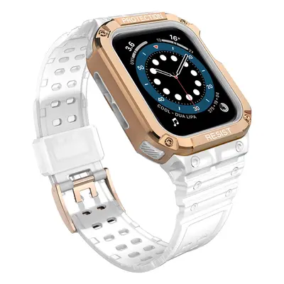 Ochranný řemínek s pouzdrem pro Apple Watch 7 / 6 / 5 / 4 / 3 / 2 / SE (45 / 44 / 42 mm) pancéřo