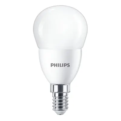 LED žárovka LED E14 7W = 60W 806lm 6500K studená Koule PHILIPS