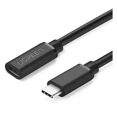 Prodlužovací kabel UGREEN USB-C 3.1, 4K, 60W, 0,5 m (černý)