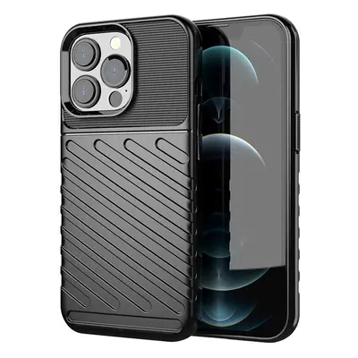 Thunder Case flexibilní pancéřovaný kryt pro iPhone 13 Pro černý