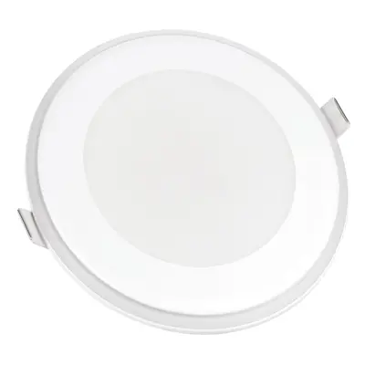 LED panel FIALE 3 STEP 5,5W AUREOLA A, Neutrální bílá, ROUND Bílá, krokově STMÍVATELNÝ