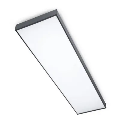 LED stropní panel 50W 120x30 cm | Neblikající přisazený CCD panel Bílý neutralny