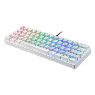 Mechanická klávesnice Motospeed CK61 RGB (bílá)