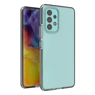 Gelové pouzdro Spring Case s barevným rámečkem pro Samsung Galaxy A73 černé